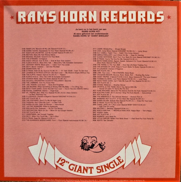 The Flirts : Jukebox (Don't Put Another Dime) (12", Pin)