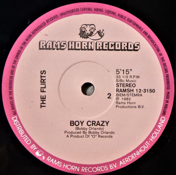 The Flirts : Jukebox (Don't Put Another Dime) (12", Pin)