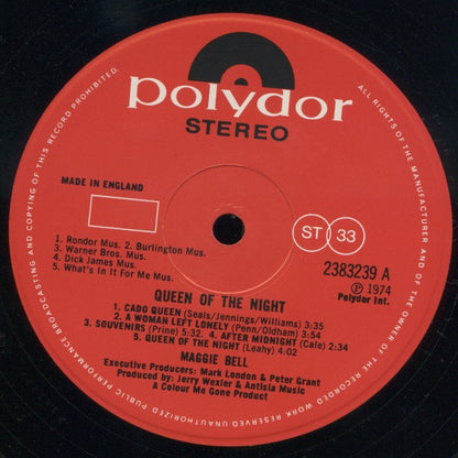 Maggie Bell : Queen Of The Night (LP, Album)