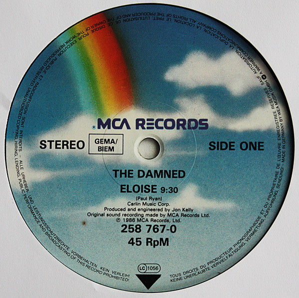 The Damned : Eloise (12", Single)