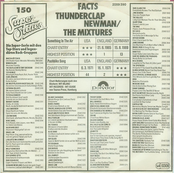 Thunderclap Newman / The Mixtures : Something In The Air / The Pushbike Song (7", Single)