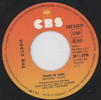 The Clash : Train In Vain / Bankrobber (7")