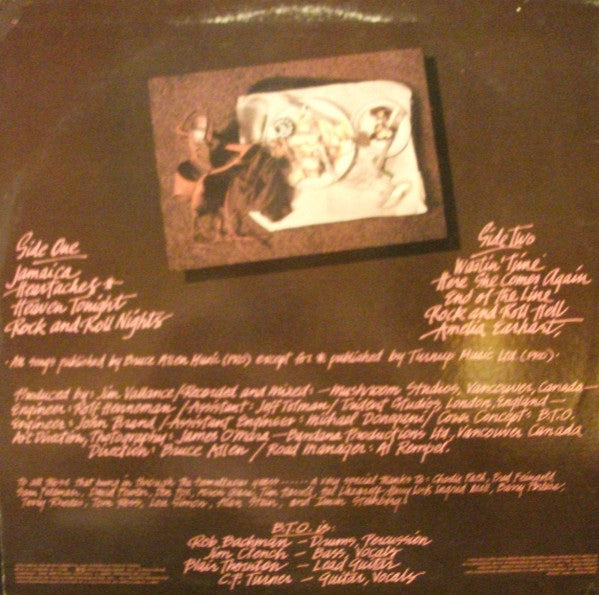 B.T.O.* : Rock N' Roll Nights (LP, Album, Com)