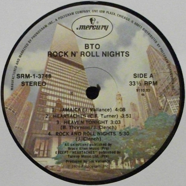 B.T.O.* : Rock N' Roll Nights (LP, Album, Com)