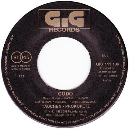 Tauchen-Prokopetz : Codo (7", Single)