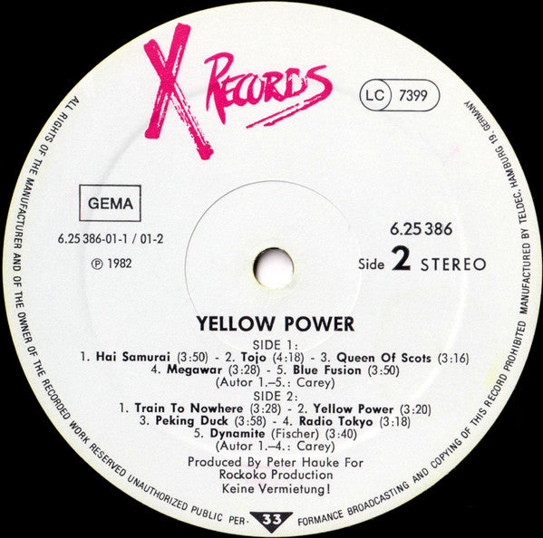 Yellow Power : Yellow Power (LP, Album)