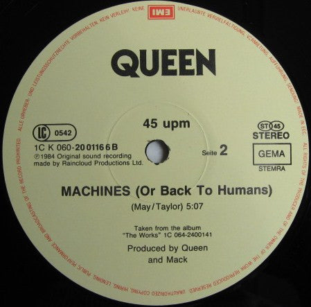 Queen : I Want To Break Free (Extended Mix) (12", Maxi)