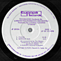 Teo Macero  Conducts  London Philharmonic Orchestra  Featuring The Lounge Lizards* : Fusion (LP, Album)