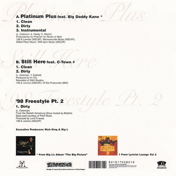 Big L : Platinum Plus (12")