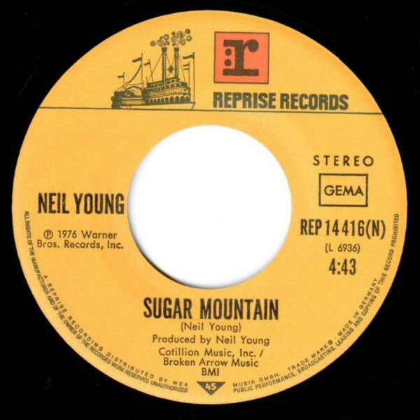 Neil Young : Lookin' For A Love (7", Single)