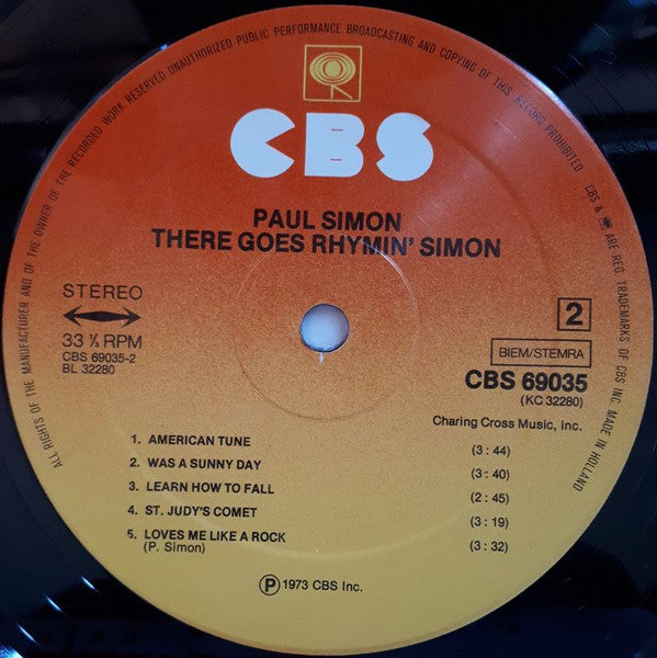 Paul Simon : There Goes Rhymin' Simon (LP, Album, RE, Gat)