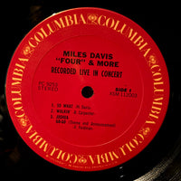Miles Davis : 'Four' & More - Recorded Live In Concert (LP, Album, RE, Pit)