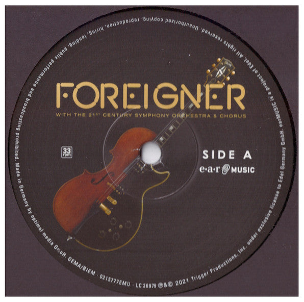 Foreigner : Foreigner With The 21st Century Symphony Orchestra & Chorus (2xLP, Album)
