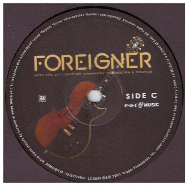 Foreigner : Foreigner With The 21st Century Symphony Orchestra & Chorus (2xLP, Album)