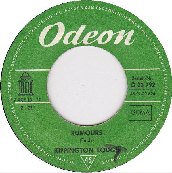 Kippington Lodge : Rumours / And She Cried (7", Single)