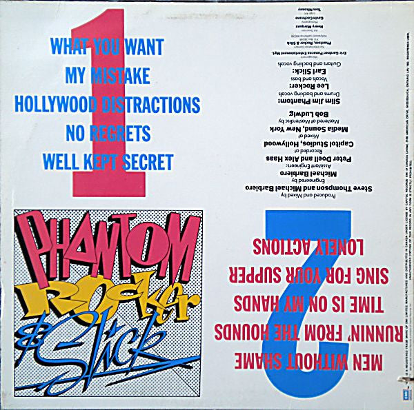 Phantom, Rocker & Slick : Phantom, Rocker & Slick (LP, Album)