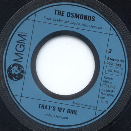 The Osmonds : Crazy Horses (7", Single)