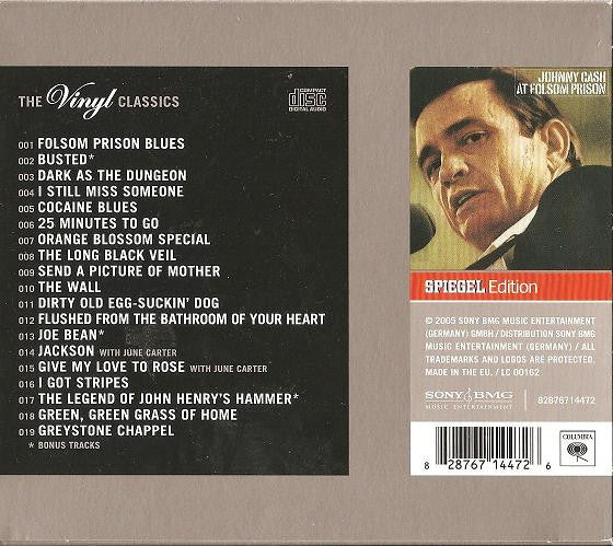 Johnny Cash : At Folsom Prison (CD, Album, RE)