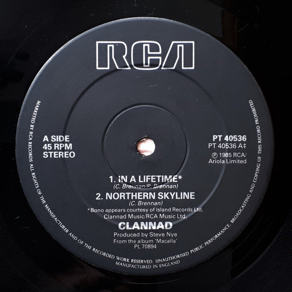 Clannad : In A Lifetime (12", Single)