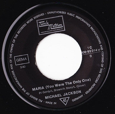 Michael Jackson : Got To Be There (7", Single)