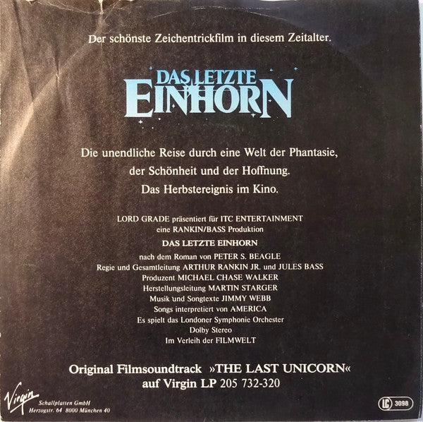 America (2) : Das Letzte Einhorn (7", Single)