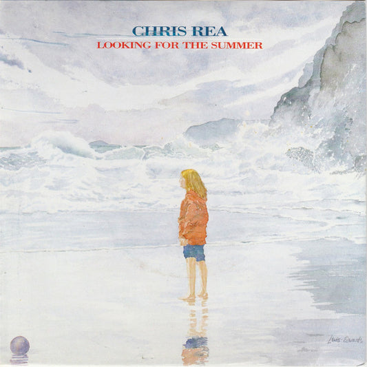 Chris Rea : Looking For The Summer (7", Single, Lar)