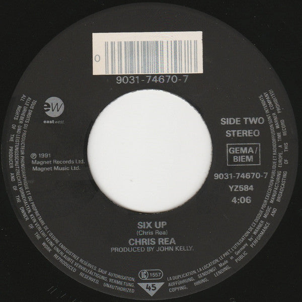 Chris Rea : Looking For The Summer (7", Single, Lar)