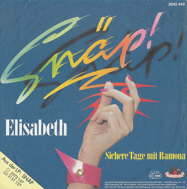 Snäp : Elisabeth (7", Single)