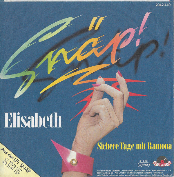Snäp : Elisabeth (7", Single)