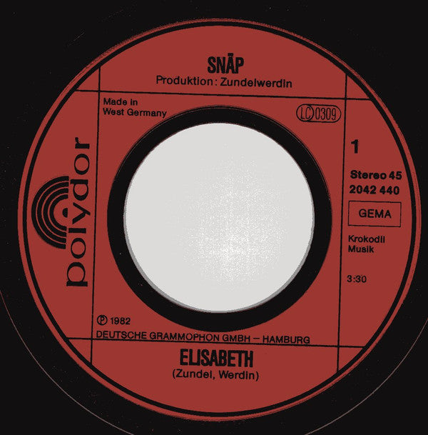 Snäp : Elisabeth (7", Single)
