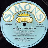 Fairport Convention : Farewell, Farewell (LP, Album, RE, Gat)