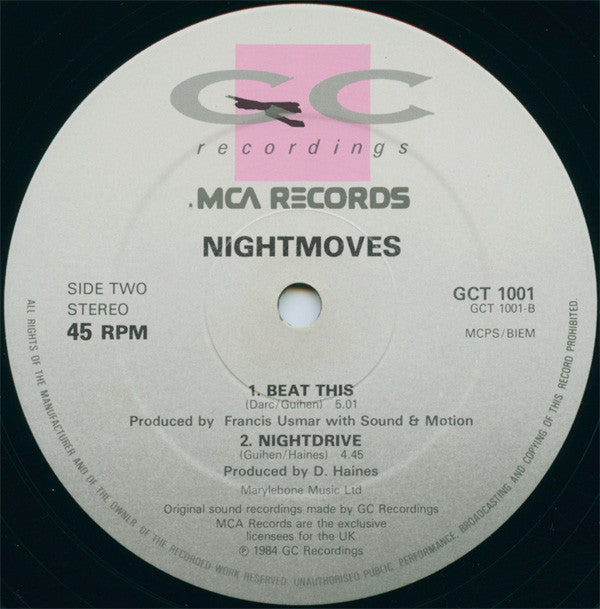 Nightmoves* : Trans-Dance (Robot Rock) / You Can Take My Love (12", Maxi)