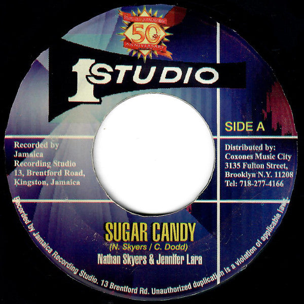 Nathan Skyers & Jennifer Lara : Sugar Candy (7")