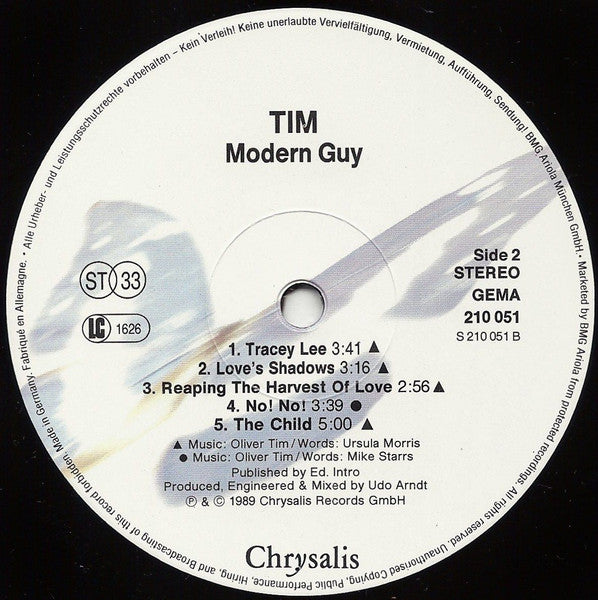 Tim (14) : Modern Guy (LP, Album)