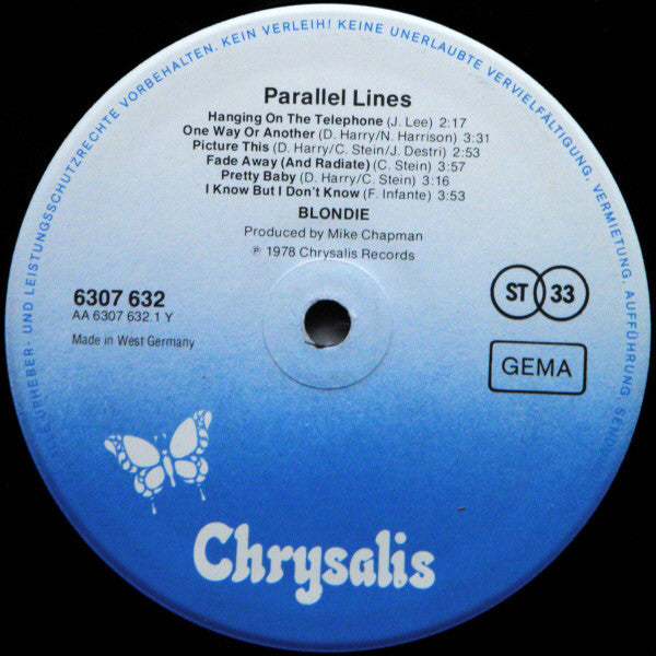 Blondie : Parallel Lines (LP, Album)