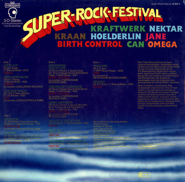 Various : Super-Rock-Festival (2xLP, Comp, Club)