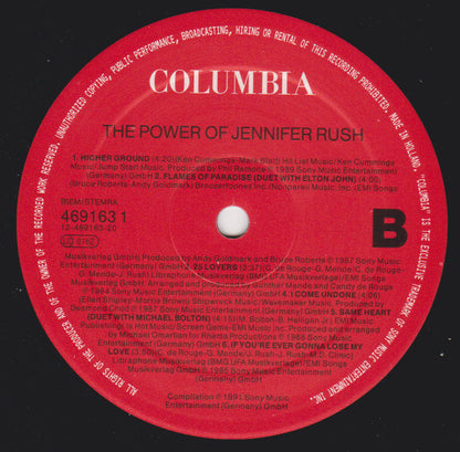 Jennifer Rush : The Power Of Jennifer Rush (LP, Comp)