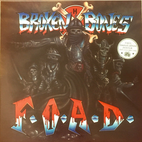 Broken Bones : F.O.A.D. (LP, Album, Ltd)