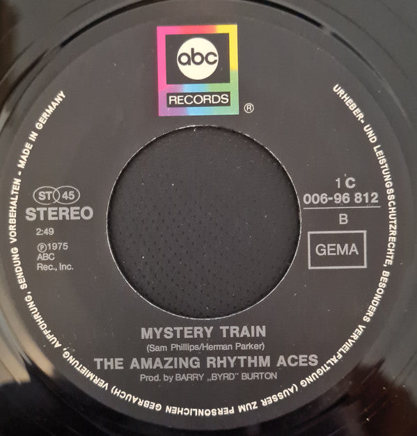 The Amazing Rhythm Aces : Third Rate Romance (7")