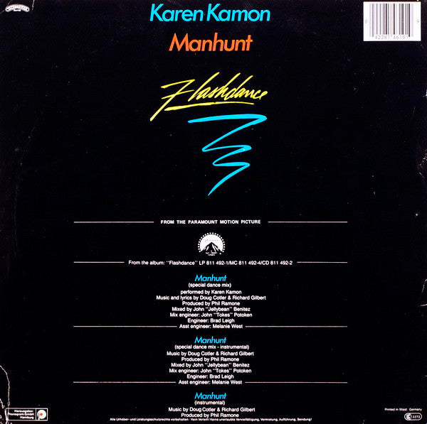 Karen Kamon : Manhunt (12", Maxi)