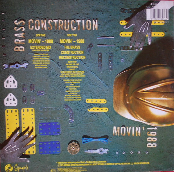 Brass Construction : Movin' - 1988 (12", Maxi)