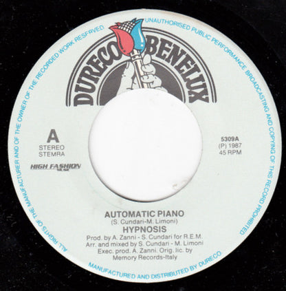 Hipnosis : Automatic Piano / Droid (7", Single)