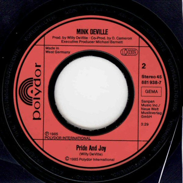 Mink DeVille : Italian Shoes (7", Single)