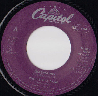 The B. B. & Q. Band* : Imagination (7", Single)