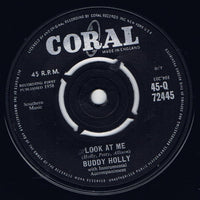 Buddy Holly : Look At Me / Mailman, Bring Me No More Blues (7")