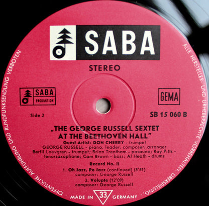 George Russell Sextet* Guest Don Cherry : At Beethoven Hall II (LP, Album, Gat)