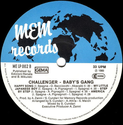 Baby's Gang : Challenger (LP, Album)