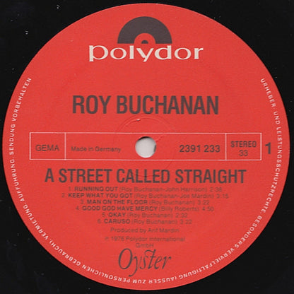 Roy Buchanan : A Street Called Straight (LP, Album)