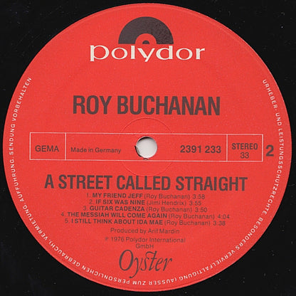 Roy Buchanan : A Street Called Straight (LP, Album)