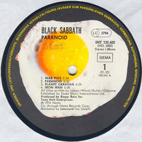 Black Sabbath : Paranoid (LP, Album, RE, Gat)